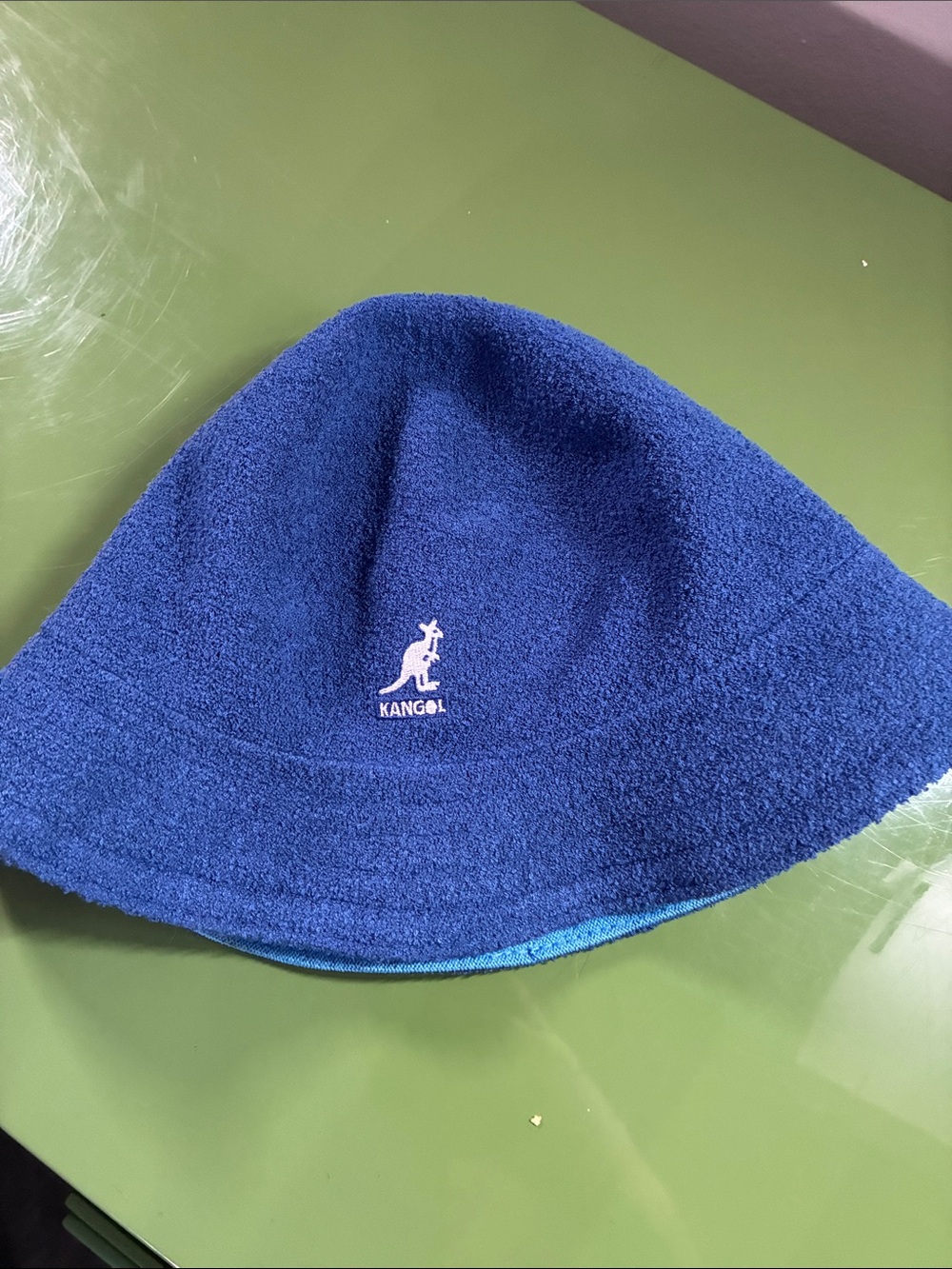 Kangol Reversible Royal Blue Terry Bucket Hat